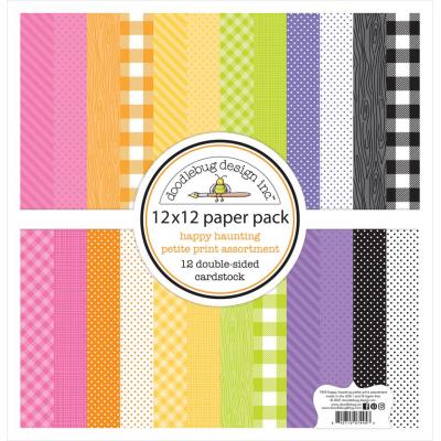 Doodlebug Happy Haunting Designpapier - Petite Print Assortment